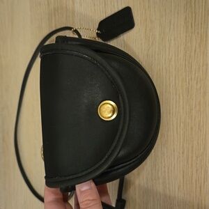 Vintage Coach 9826 Black mini belt bag